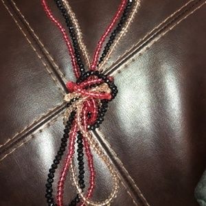 3 Separate Beaded Necklace